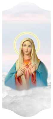 DARAY-C-108-WT Immaculate Heart Clouds White